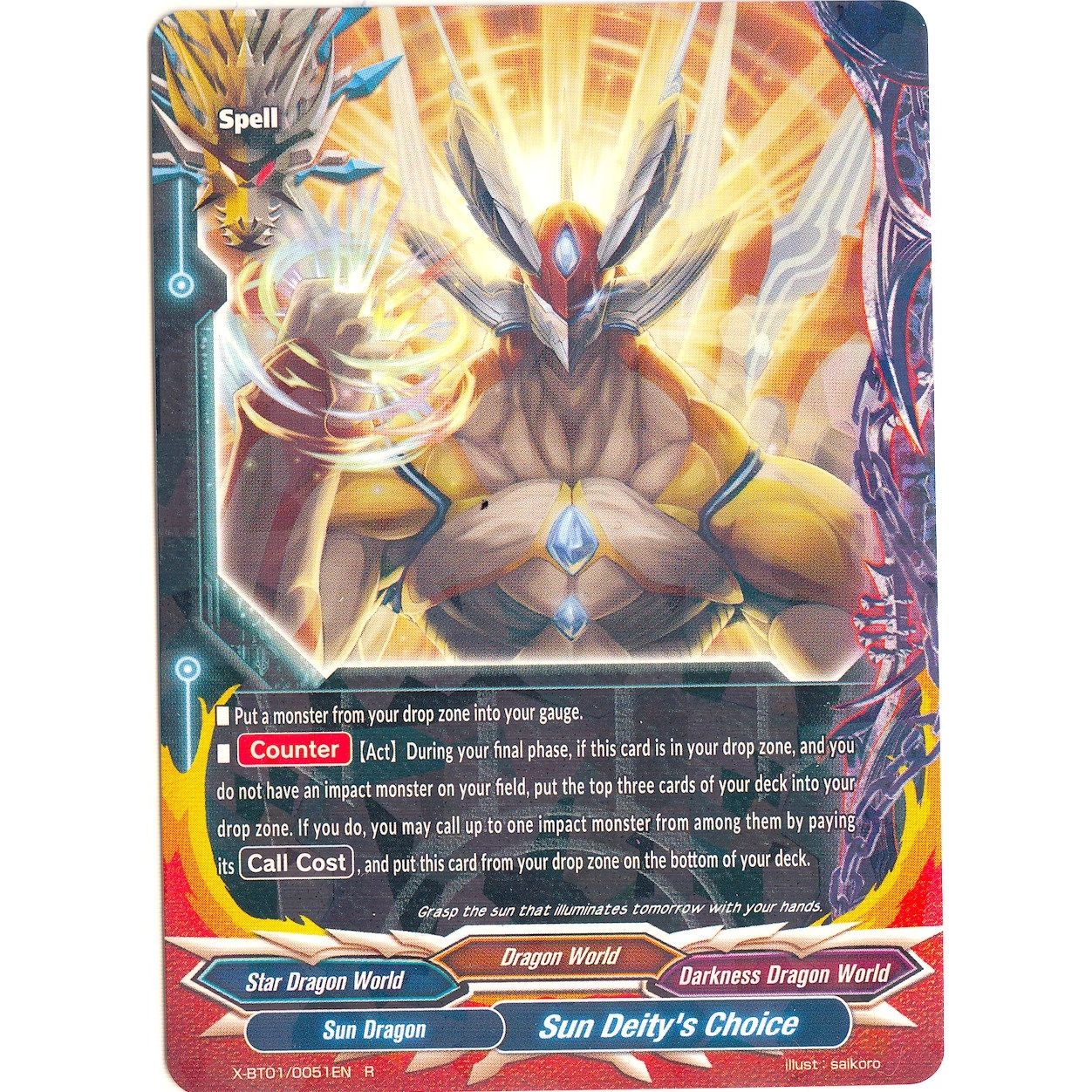 Image for Sun Deity's Choice (X-BT01/0051EN) (X-BT01) - Future Card BuddyFight