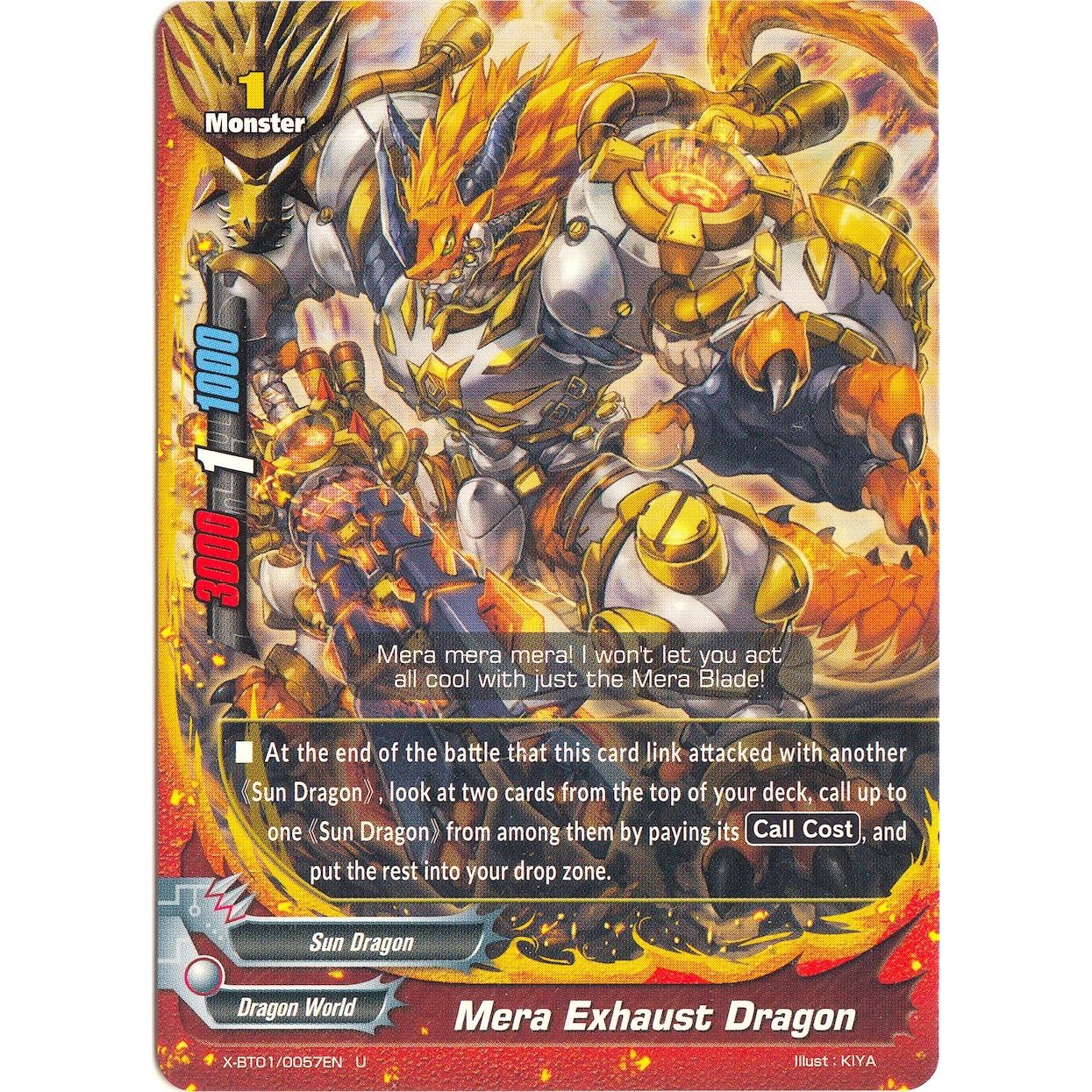 Image for Mera Exhaust Dragon (X-BT01/0057EN) (X-BT01) - Future Card BuddyFight