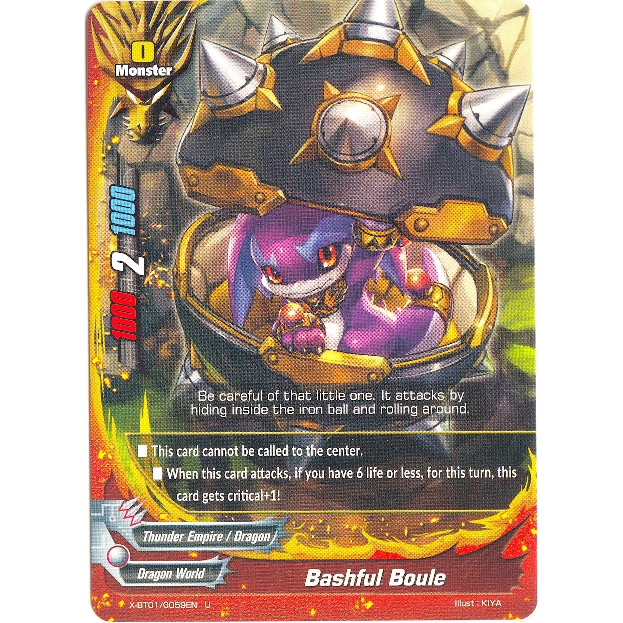 Image for Bashful Boule (X-BT01/0059EN) (X-BT01) - Future Card BuddyFight