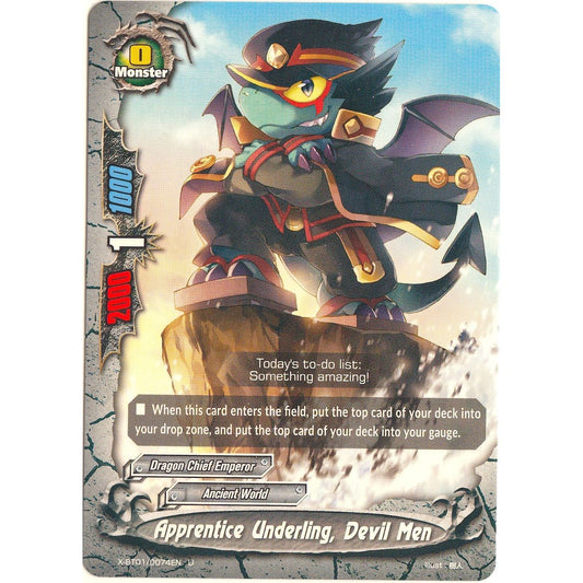 Image for Apprentice Underling, Devil Men (X-BT01/0074EN) (X-BT01) - Future Card BuddyFight