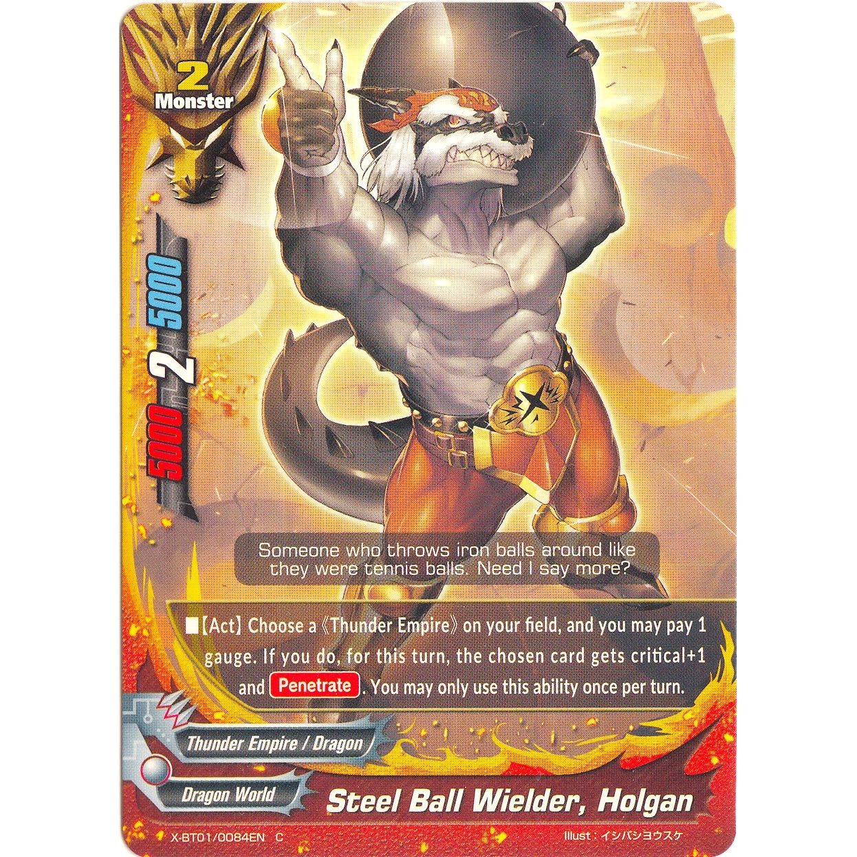 Image for Steel Ball Wielder, Holgan (X-BT01/0084EN) (X-BT01) - Future Card BuddyFight