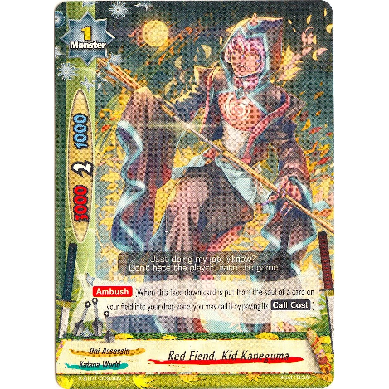 Image for Red Fiend, Kid Kaneguma (X-BT01/0093EN) (X-BT01) - Future Card BuddyFight