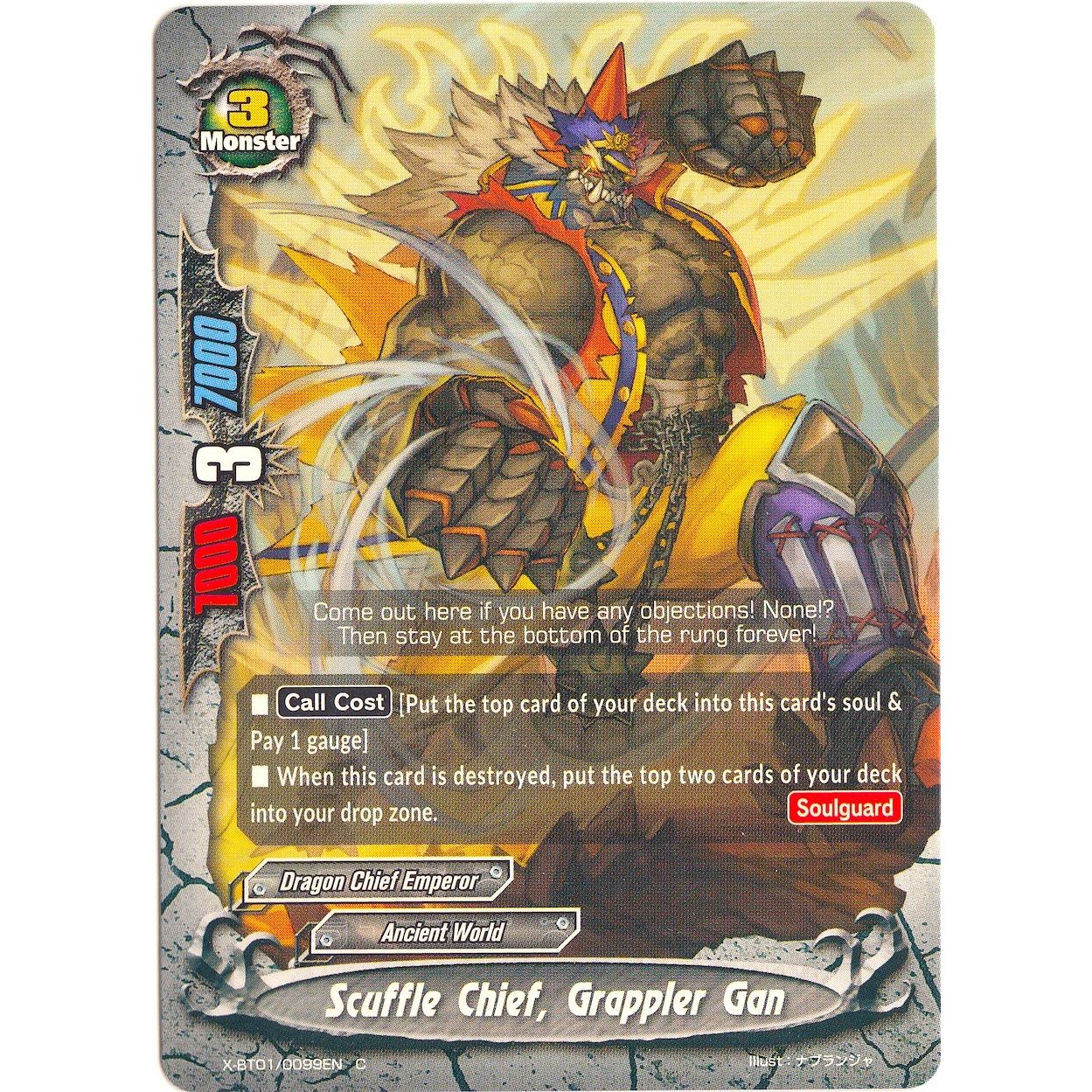 Image for Scuffle Chief, Grappler Gan (X-BT01/0099EN) (X-BT01) - Future Card BuddyFight