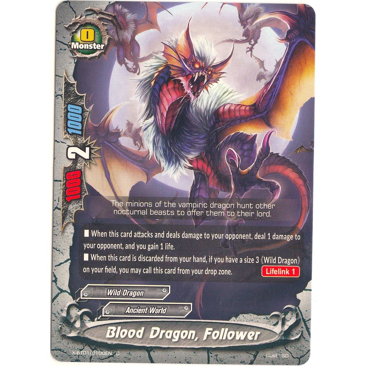 Image for Blood Dragon, Follower (X-BT01/0100EN) (X-BT01) - Future Card BuddyFight
