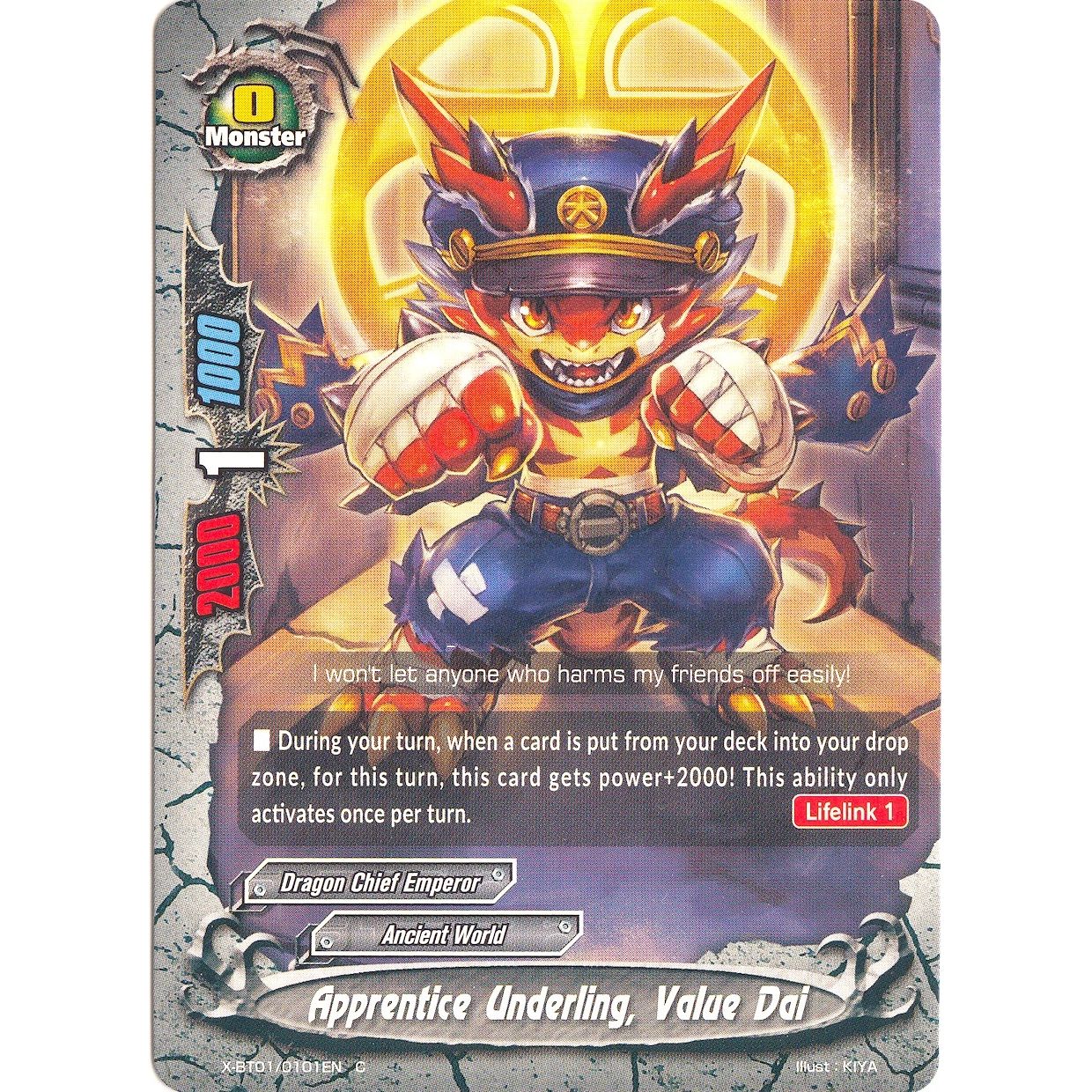 Image for Apprentice Underling, Value Dai (X-BT01/0101EN) (X-BT01) - Future Card BuddyFight