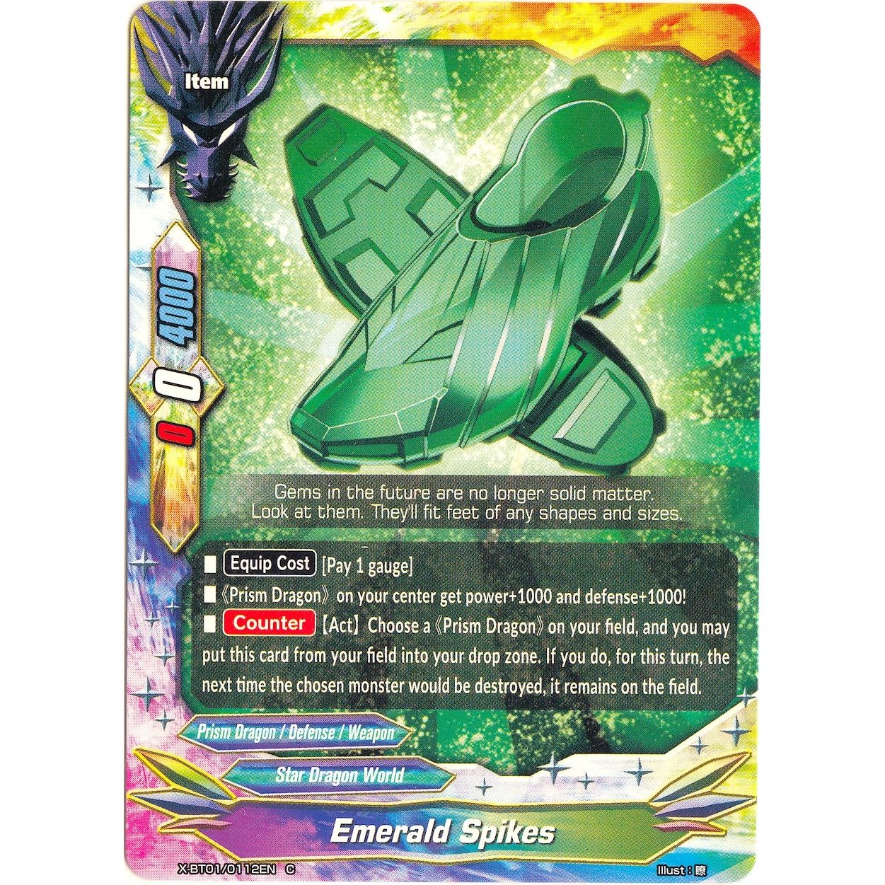 Image for Emerald Spikes (X-BT01/0112EN) (X-BT01) - Future Card BuddyFight