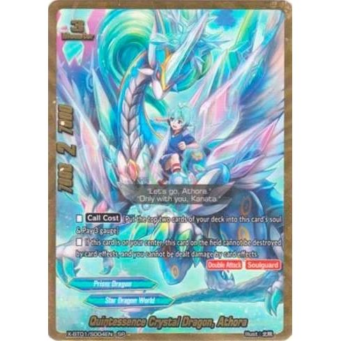 Image for Quintessence Crystal Dragon, Athora (SP) (X-BT01/S004EN) (X-BT01) - Future Card BuddyFight