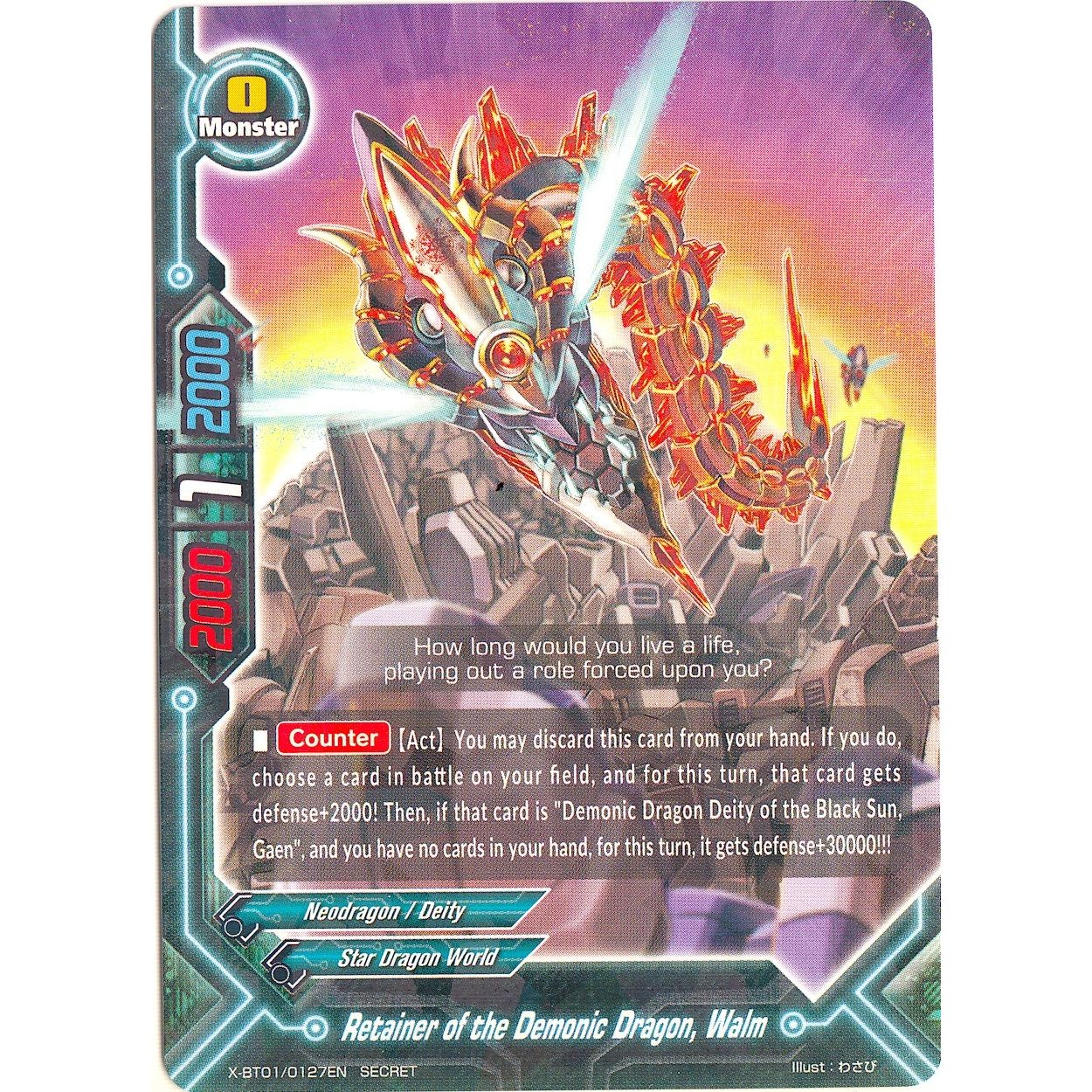 Image for Retainer of the Demonic Dragon, Walm (X-BT01/0127EN) (X-BT01) - Future Card BuddyFight