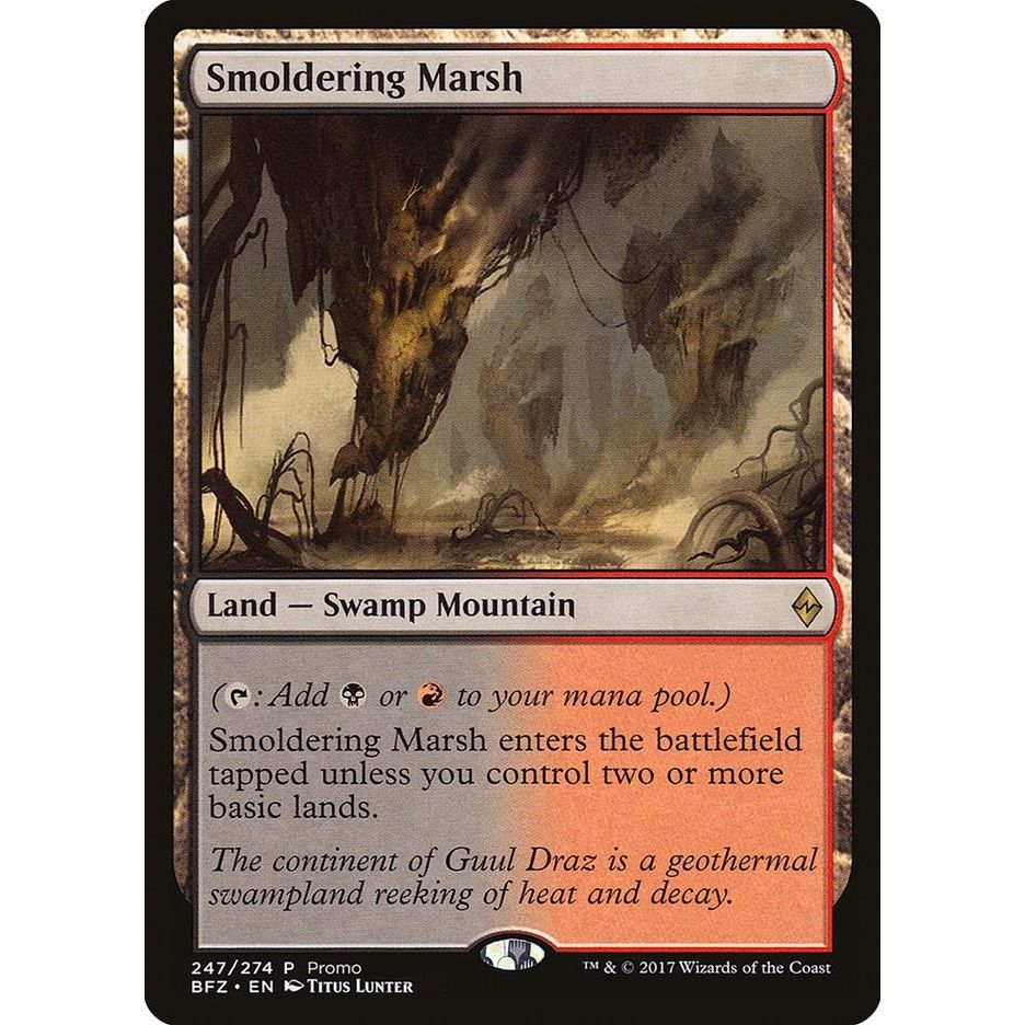 Image for Smoldering Marsh (247) (SSP) - Magic: The Gathering