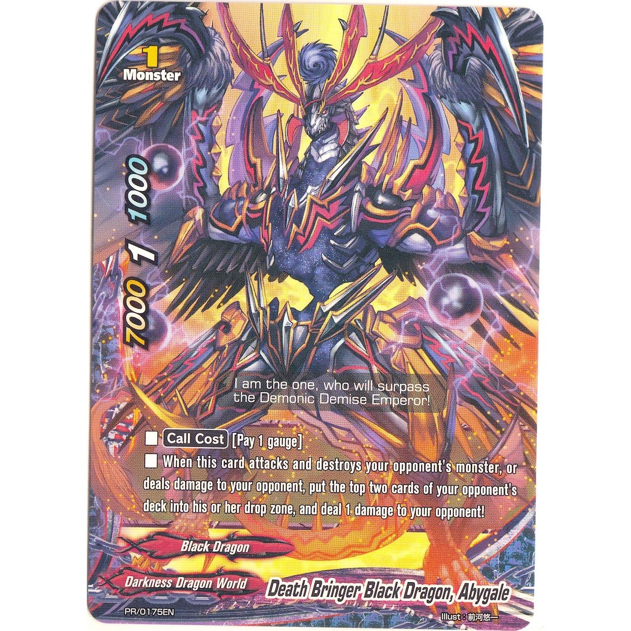 Image for Death Bringer Black Dragon, Abygale (PR/0175EN) (PR) - Future Card BuddyFight