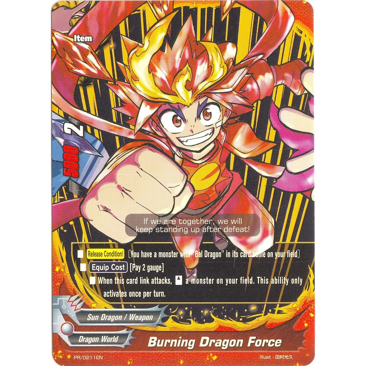 Image for Burning Dragon Force (PR/0211EN) (PR) - Future Card BuddyFight