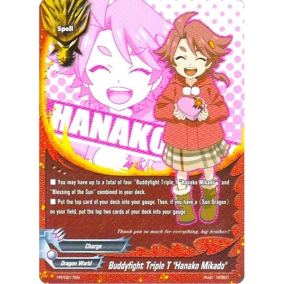 Image for Buddyfight Triple T "Hanako Mikado" (PR/0217EN) (PR) - Future Card BuddyFight