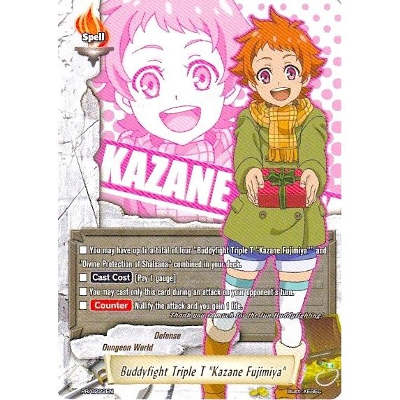 Image for Buddyfight Triple T "Kazane Fujimiya" (PR/0222EN) (PR) - Future Card BuddyFight