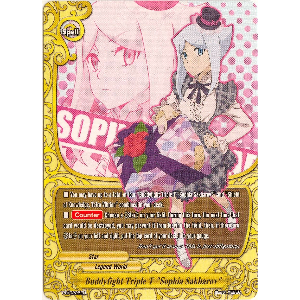 Image for Buddyfight Triple T "Sophia Sakharov" (PR/0225EN) (PR) - Future Card BuddyFight