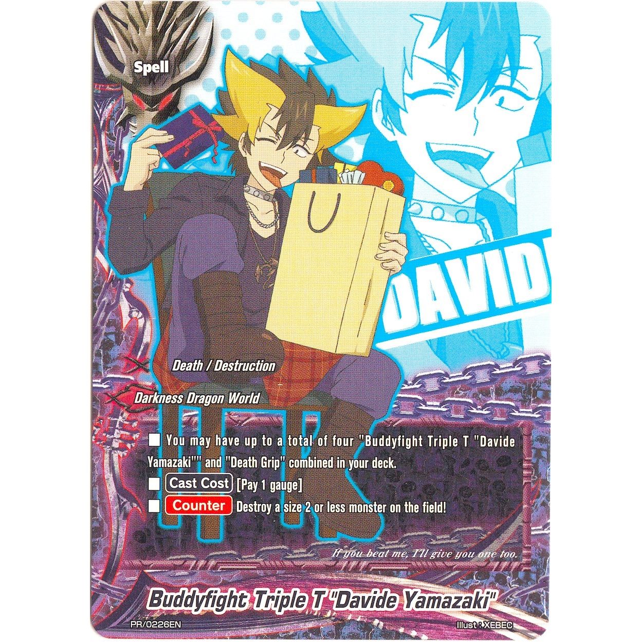 Image for Buddyfight Triple T "Davide Yamazaki" (PR/0226EN) (PR) - Future Card BuddyFight