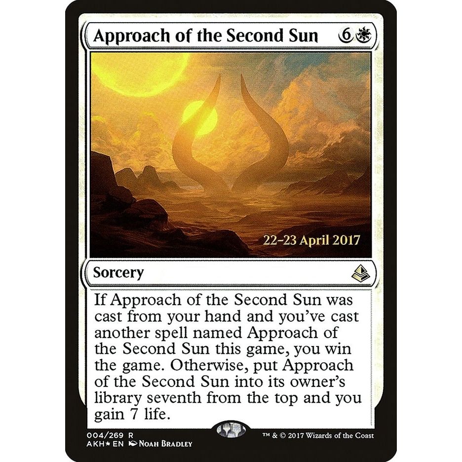 Image for Approach of the Second Sun (4) (PRE) - Magic: The Gathering