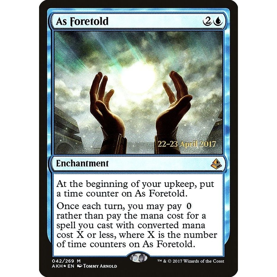 Image for As Foretold (42) (PRE) - Magic: The Gathering
