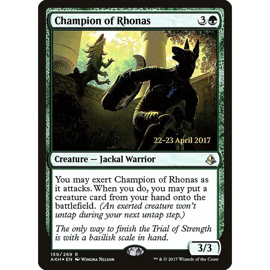Image for Champion of Rhonas (159) (PRE) - Magic: The Gathering