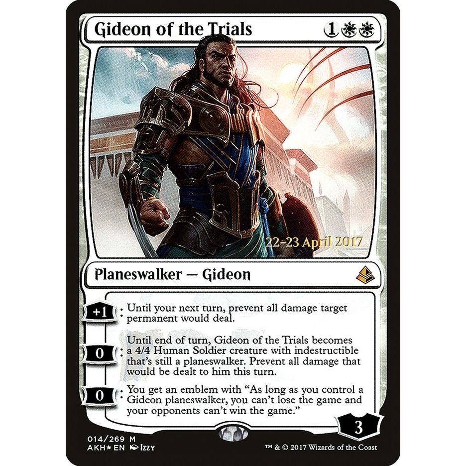 Image for Gideon of the Trials (14) (PRE) - Magic: The Gathering