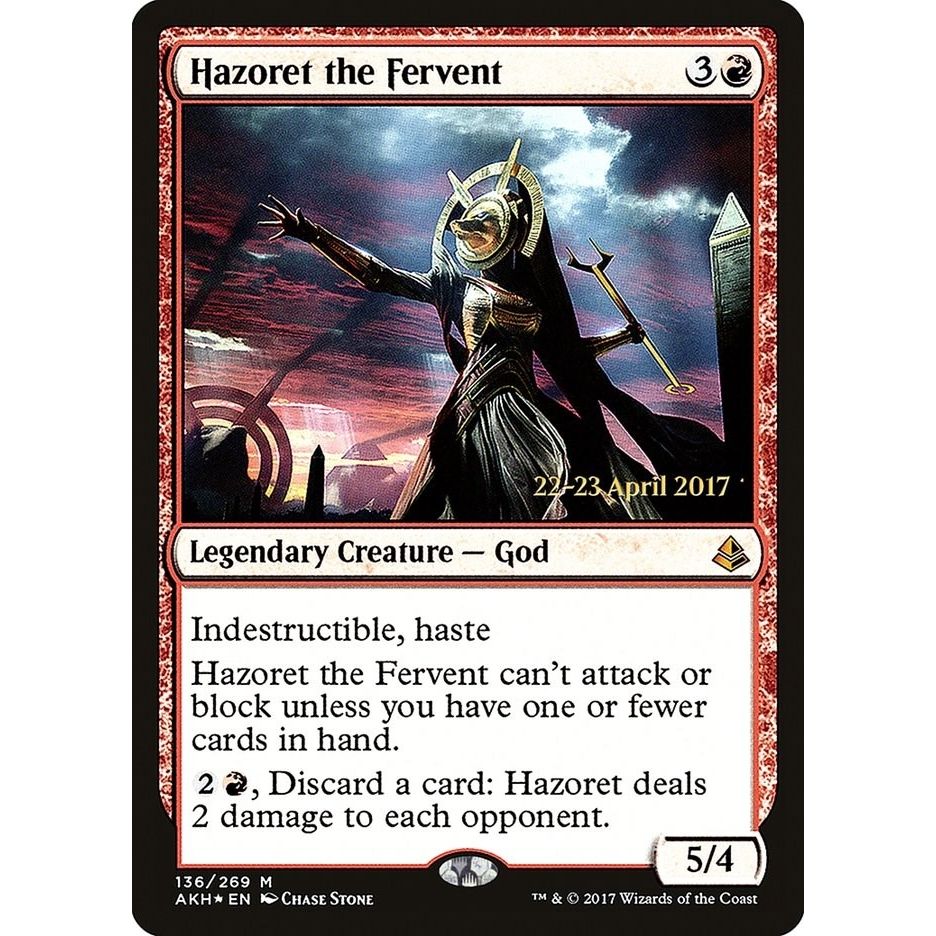 Image for Hazoret the Fervent (136) (PRE) - Magic: The Gathering