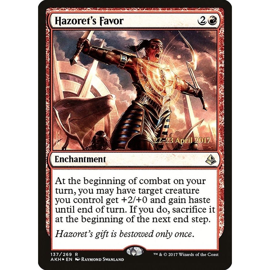 Image for Hazoret's Favor (137) (PRE) - Magic: The Gathering
