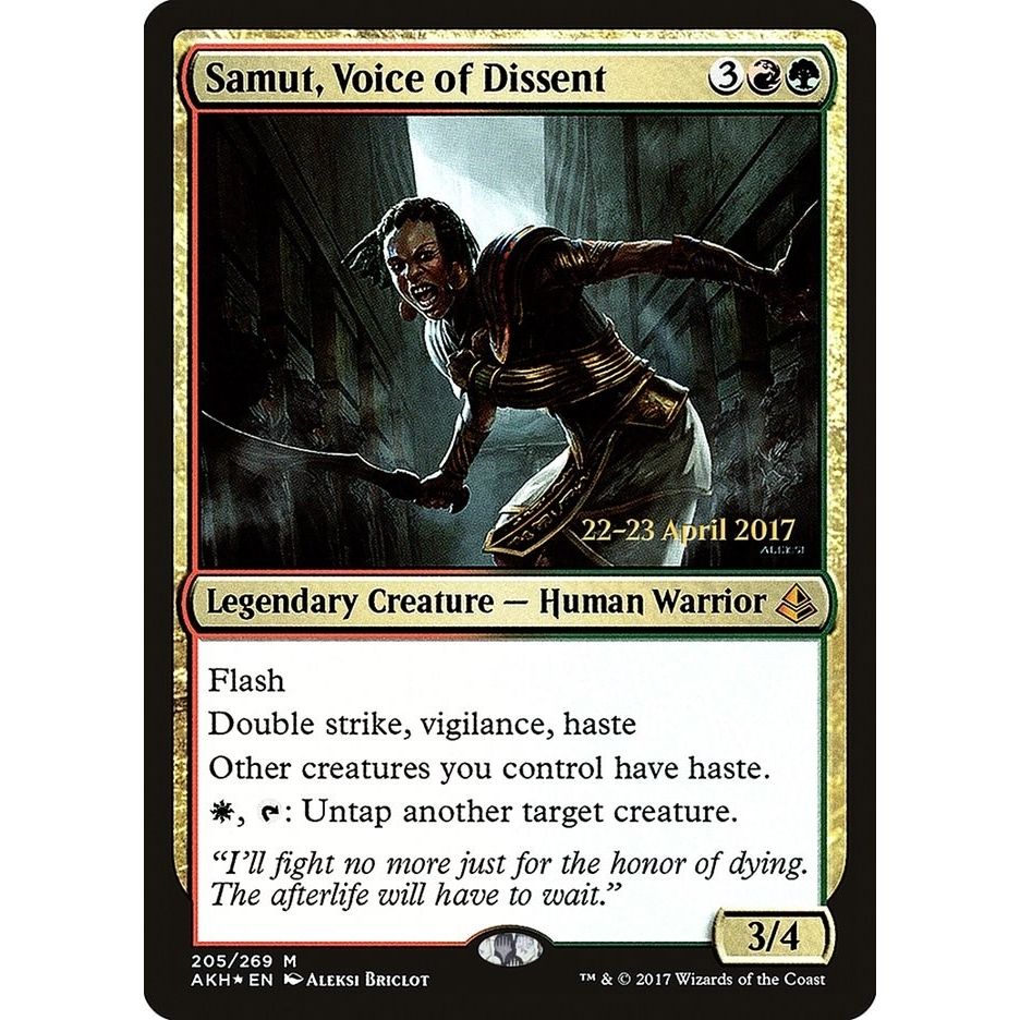 Image for Samut, Voice of Dissent (205) (PRE) - Magic: The Gathering