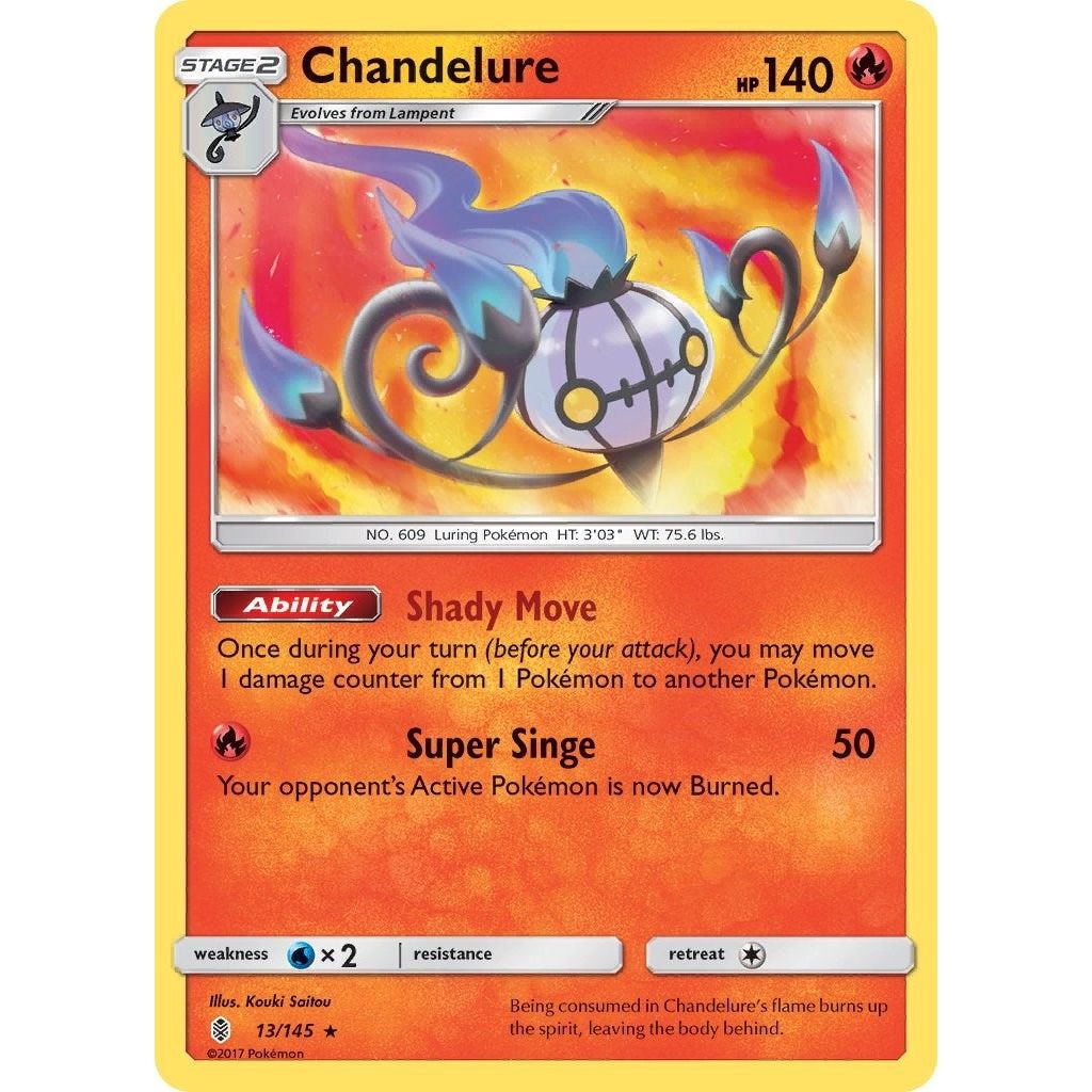 Image for Chandelure (13/145) (SM02) - Pokemon