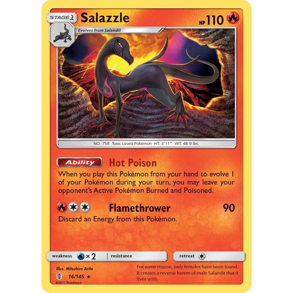 Image for Salazzle (16/145) (SM02) - Pokemon
