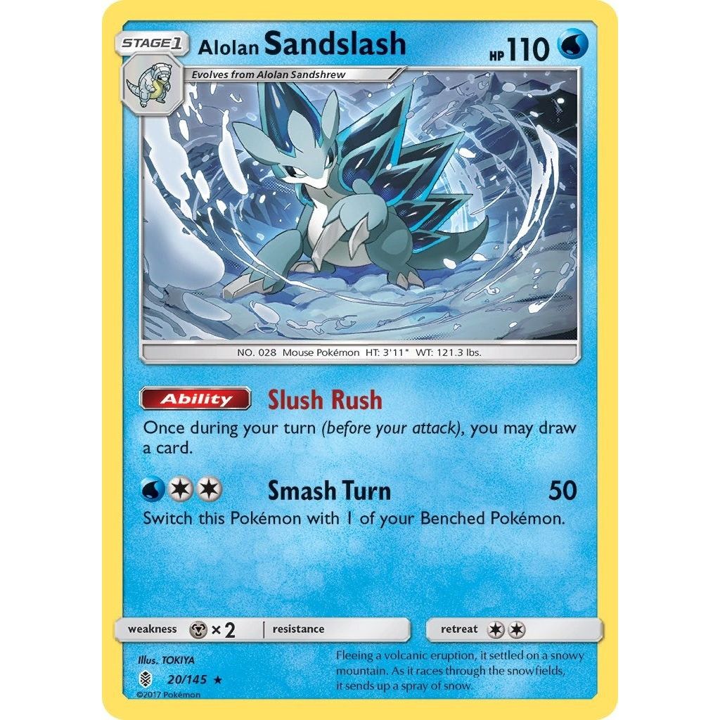 Image for Alolan Sandslash (20/145) (SM02) - Pokemon