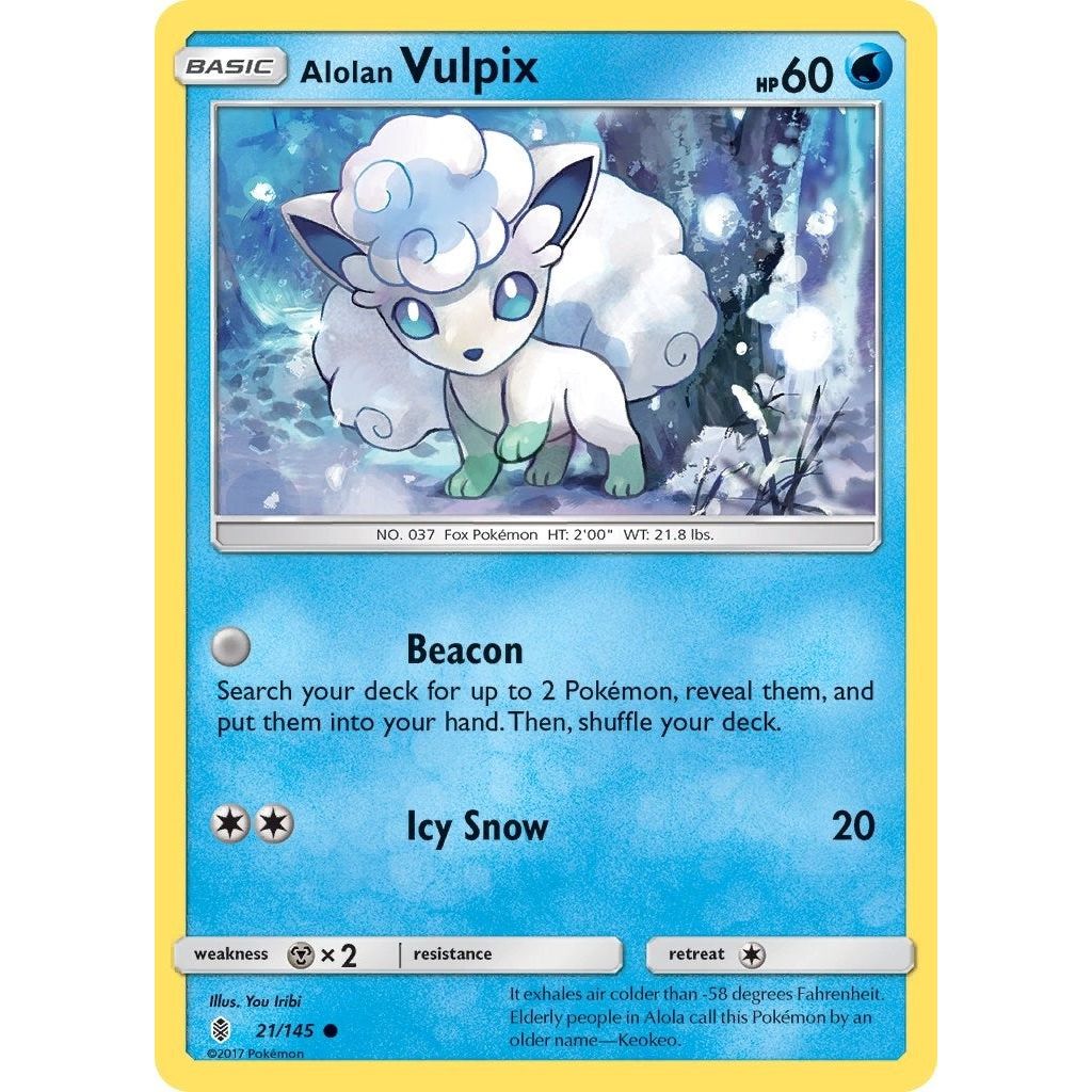 Image for Alolan Vulpix (21/145) (SM02) - Pokemon