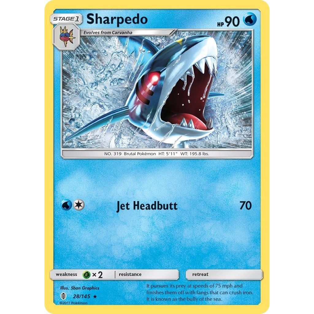 Image for Sharpedo (28/145) (SM02) - Pokemon