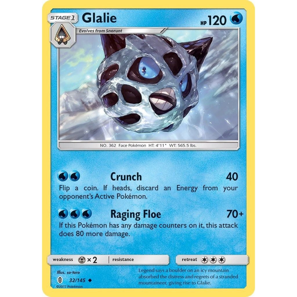 Image for Glalie (32/145) (SM02) - Pokemon