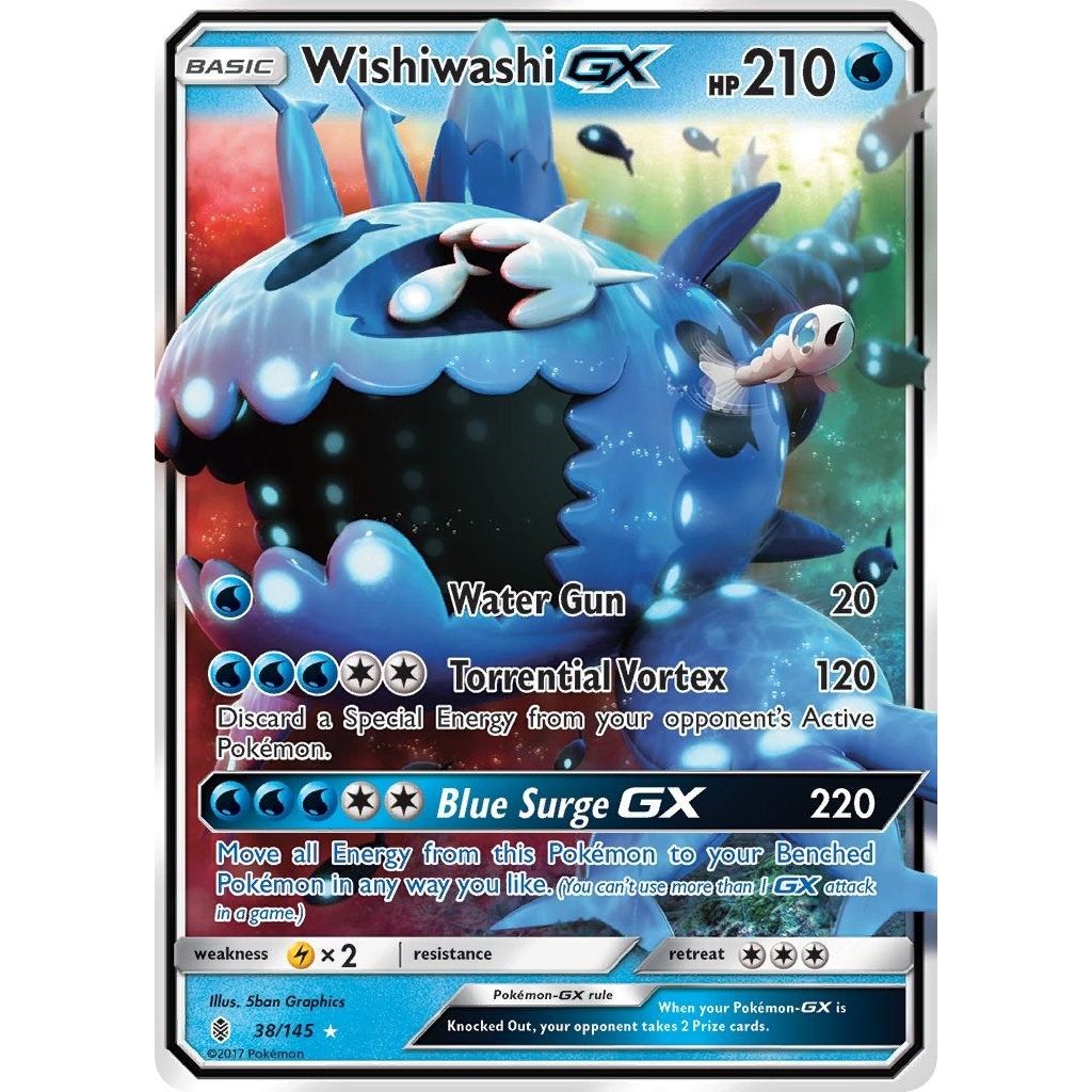 Image for Wishiwashi GX (38/145) (SM02) - Pokemon