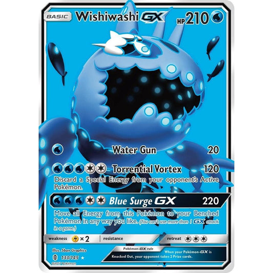 Image for Wishiwashi GX (Full Art) (133/145) (SM02) - Pokemon