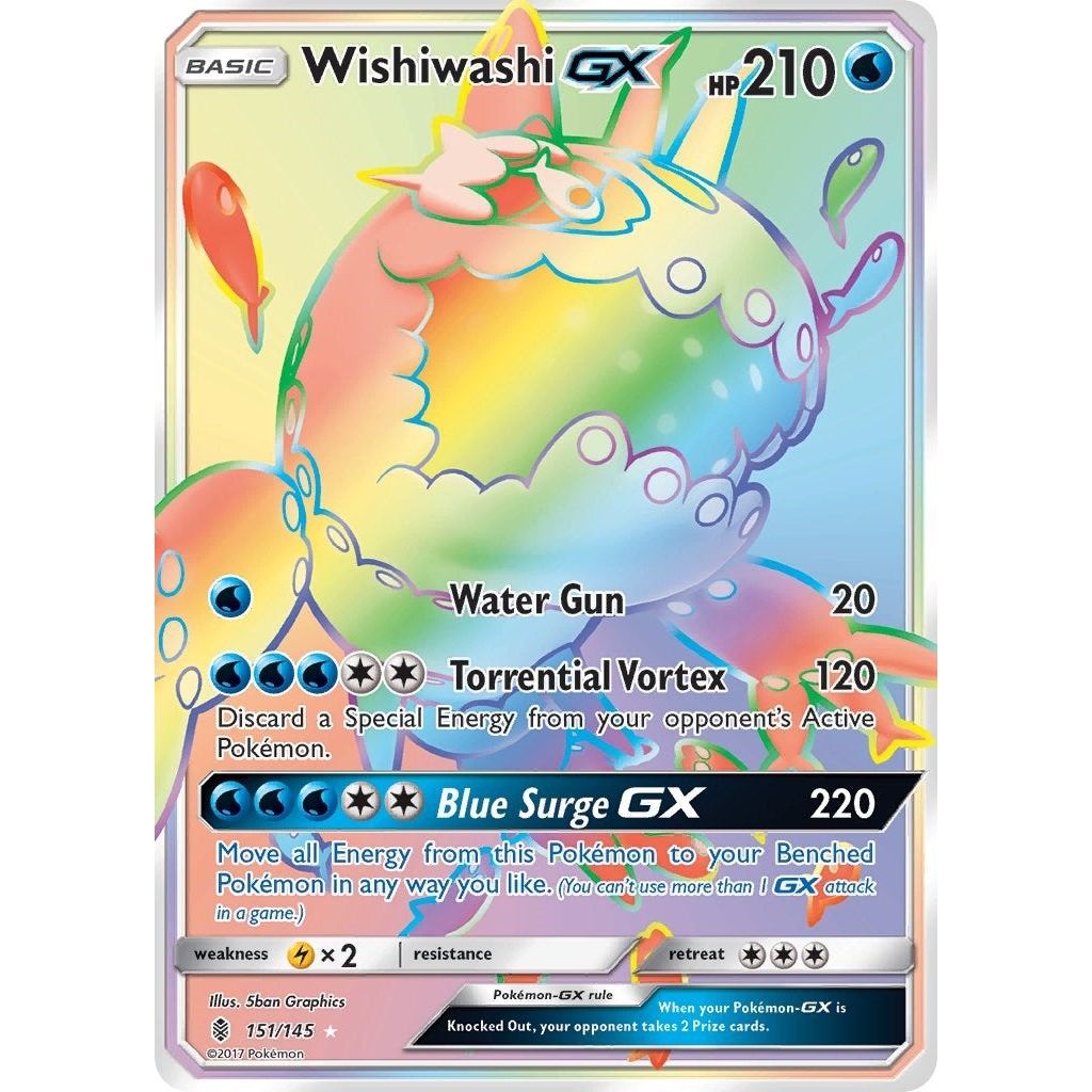 Image for Wishiwashi GX (Secret) (151/145) (SM02) - Pokemon