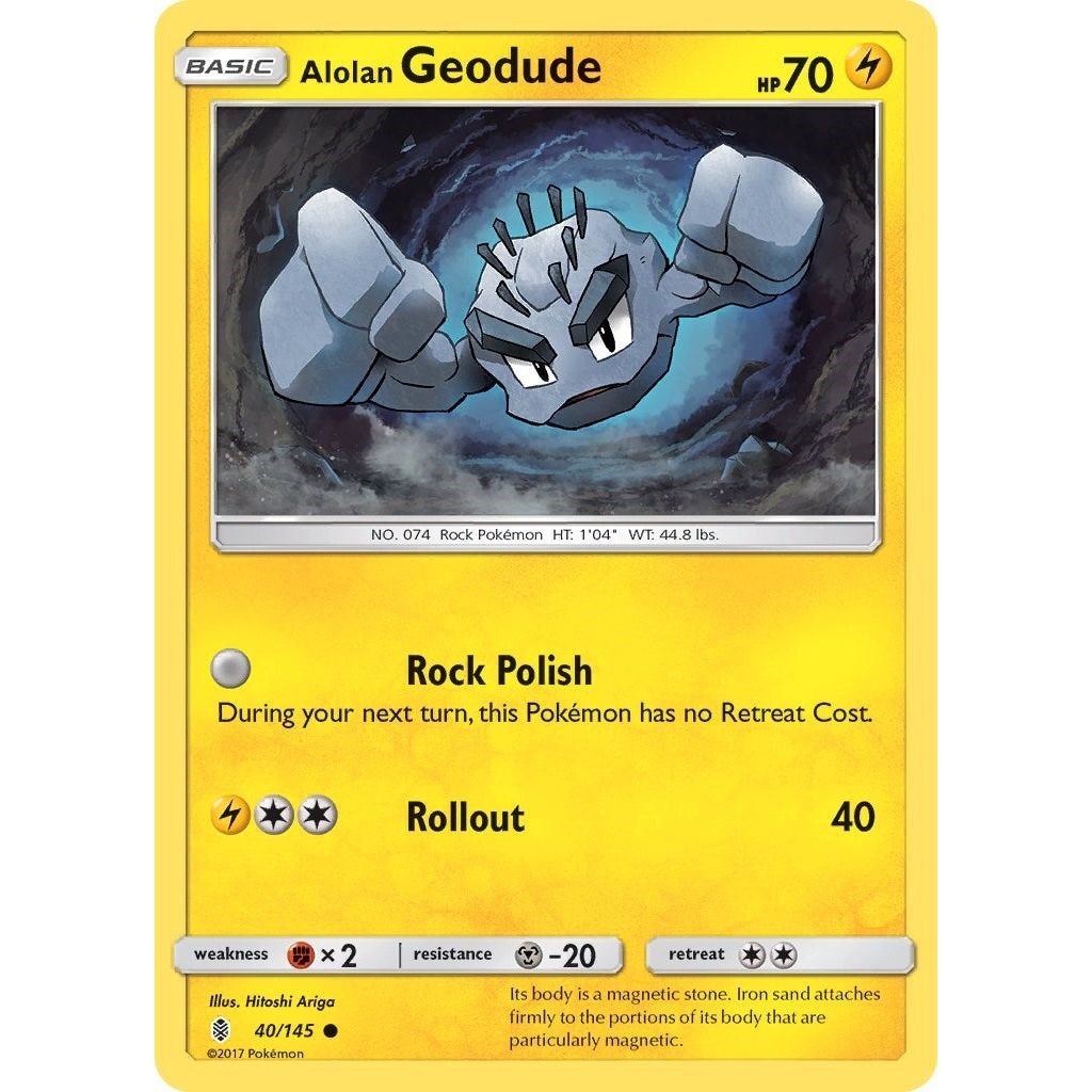 Image for Alolan Geodude (40/145) (SM02) - Pokemon