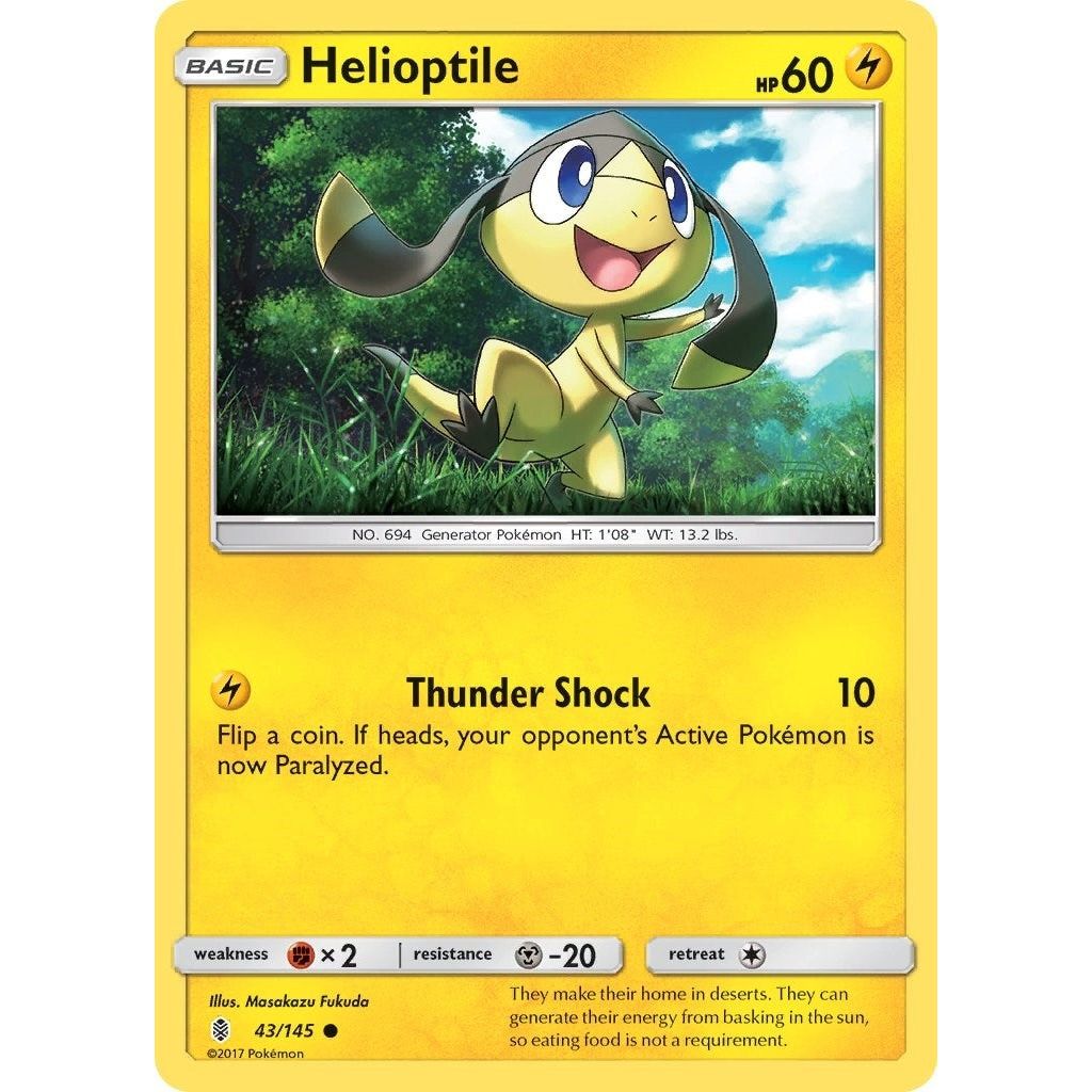 Image for Helioptile (43/145) (SM02) - Pokemon