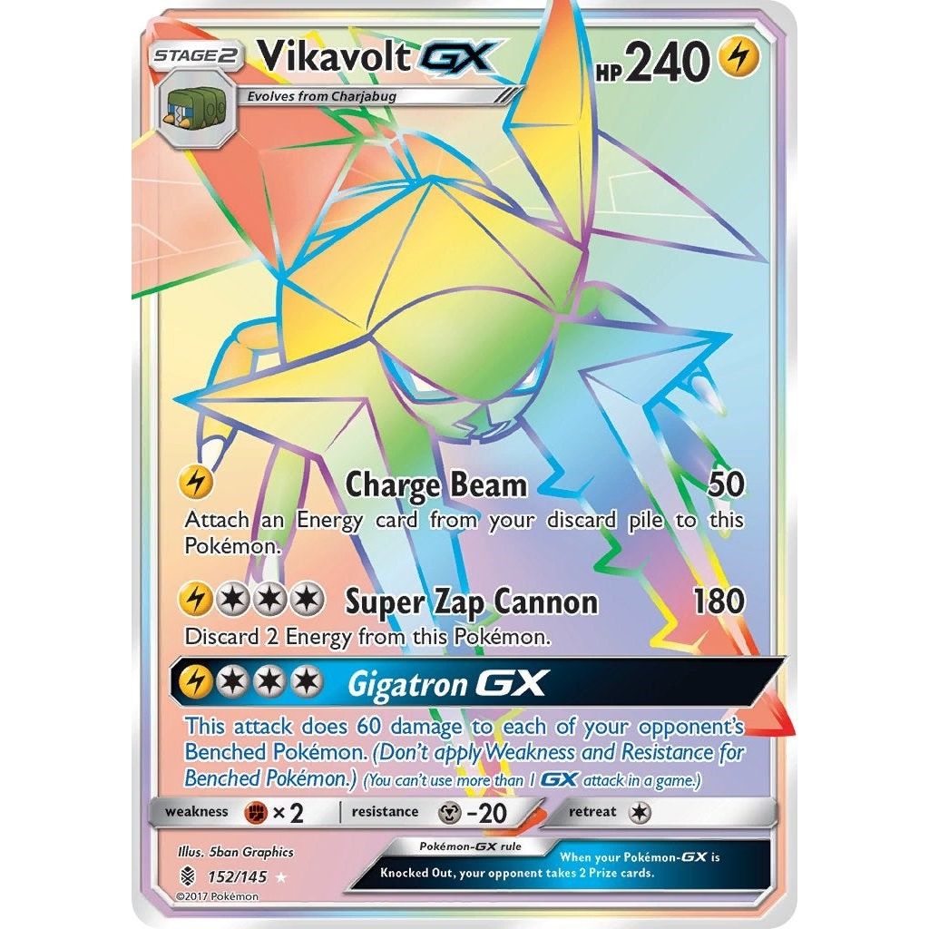 Image for Vikavolt GX (Secret) (152/145) (SM02) - Pokemon