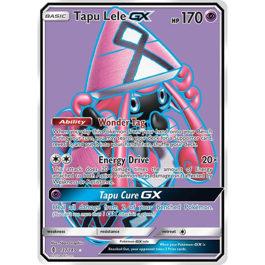 Image for Tapu Lele GX (Full Art) (137/145) (SM02) - Pokemon