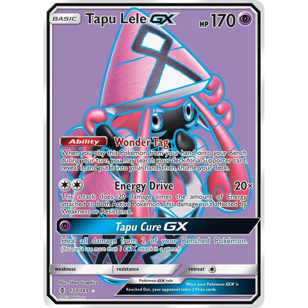 Image for Tapu Lele GX (Full Art) (137/145) (SM02) - Pokemon