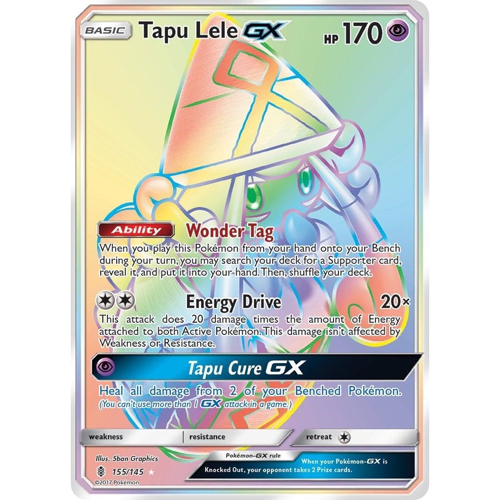 Image for Tapu Lele GX (Secret) (155/145) (SM02) - Pokemon