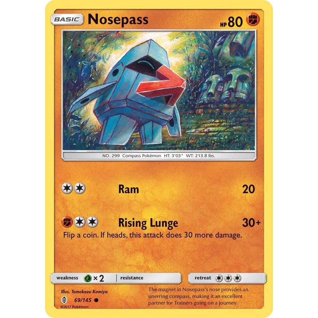 Image for Nosepass (69/145) (SM02) - Pokemon