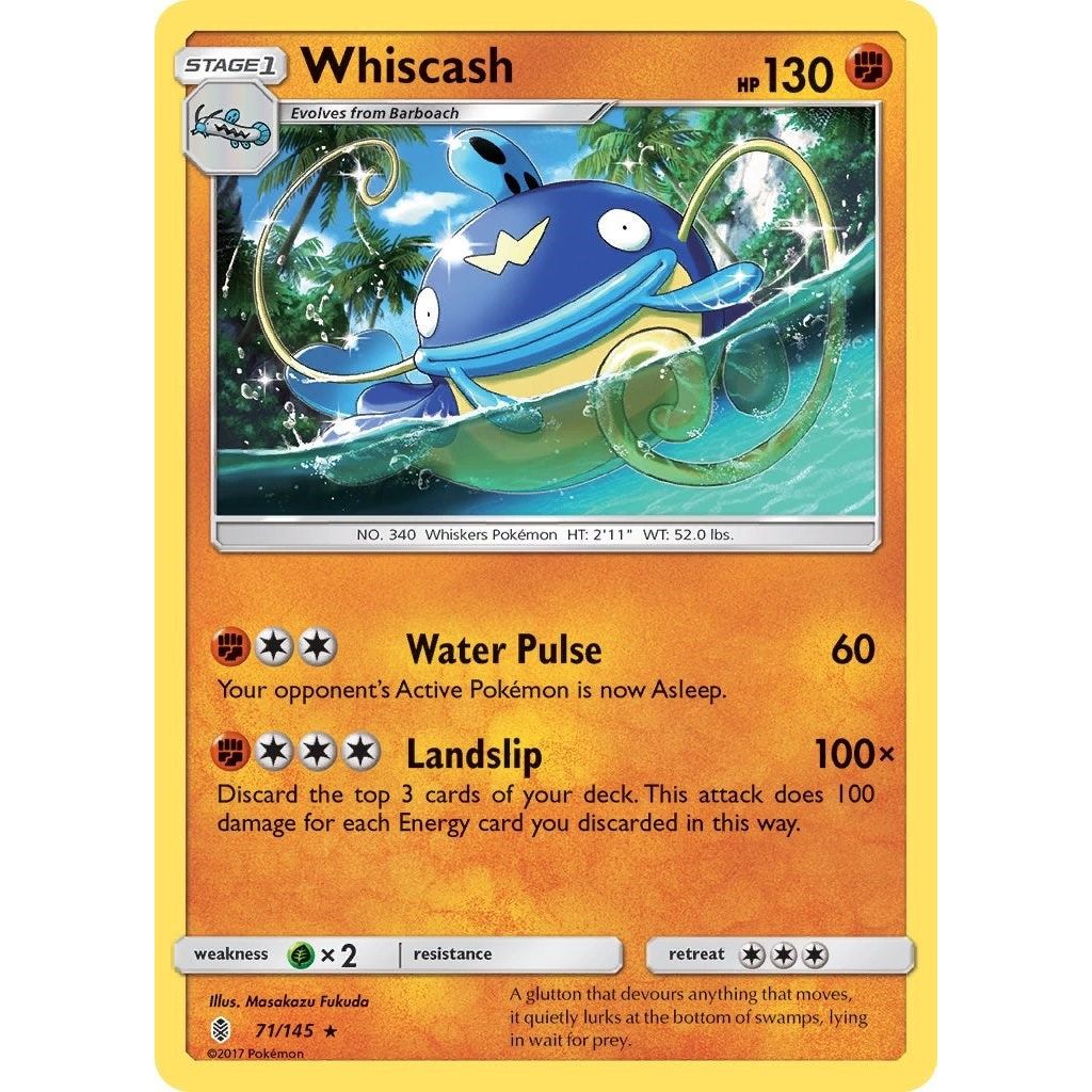 Image for Whiscash (71/145) (SM02) - Pokemon