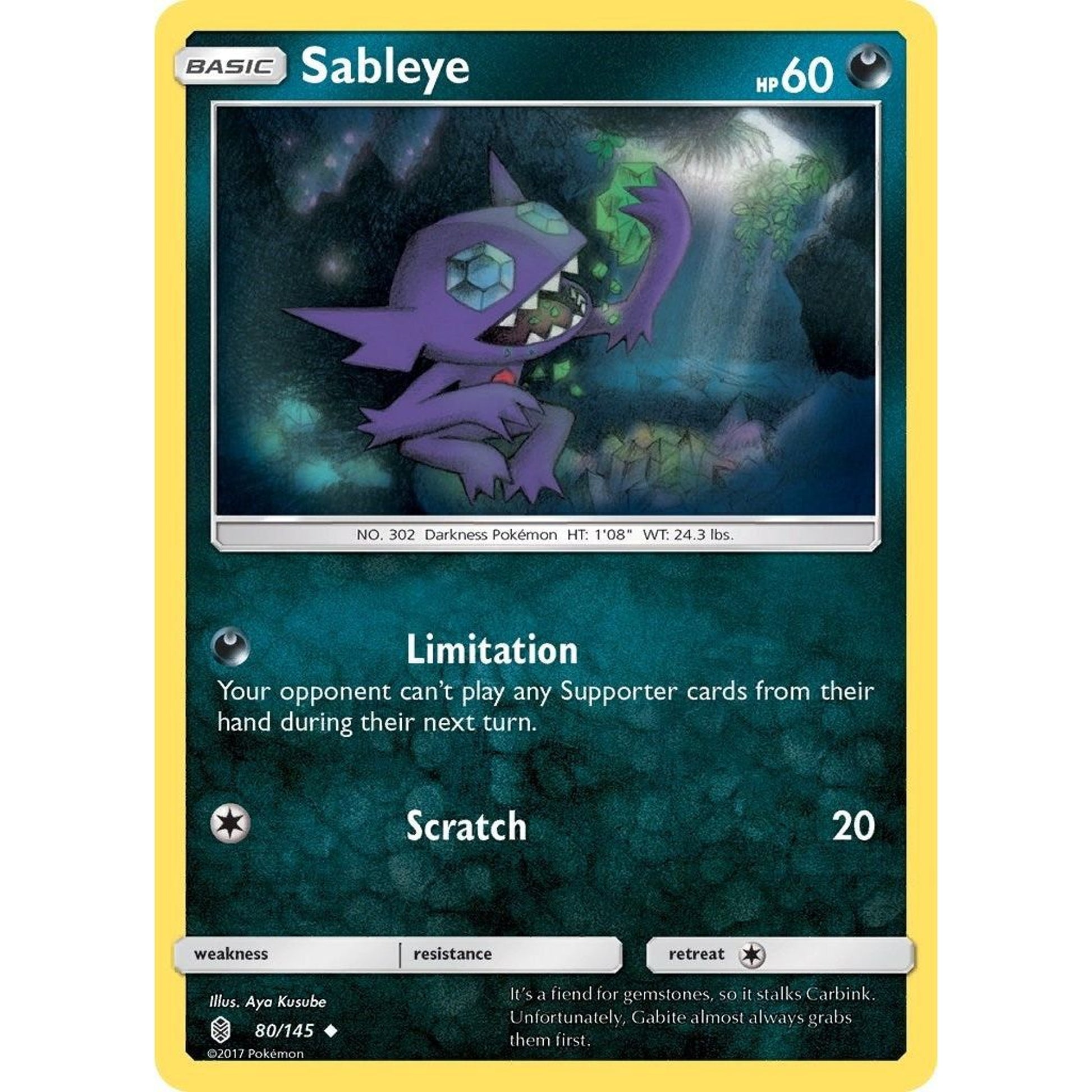 Image for Sableye (80/145) (SM02) - Pokemon