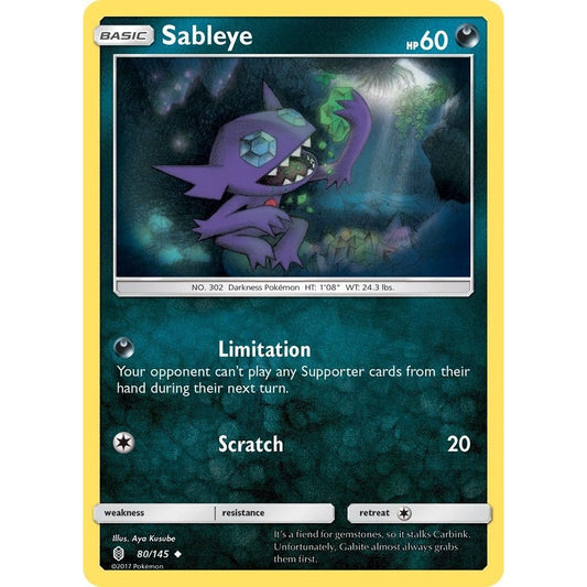 Image for Sableye (80/145) (SM02) - Pokemon