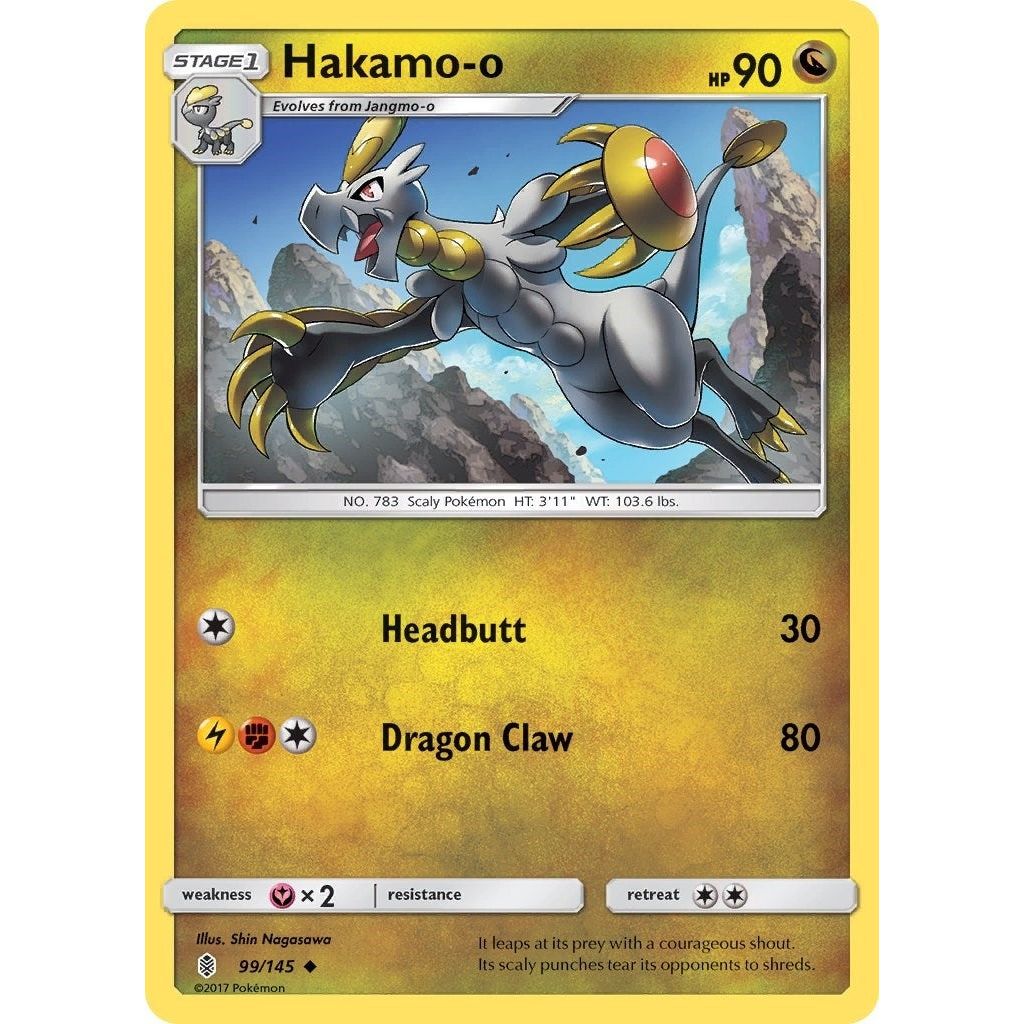 Image for Hakamo-o (99/145) (SM02) - Pokemon