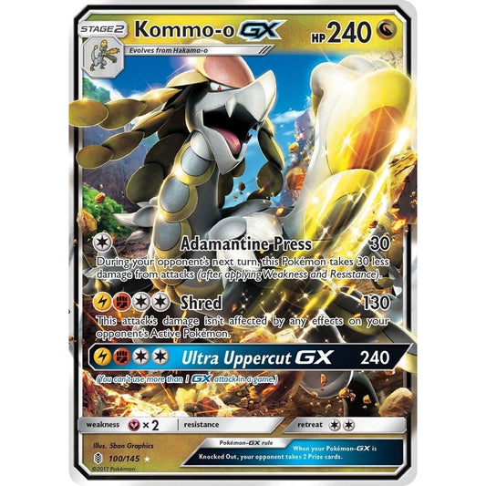 Image for Kommo-o GX (100/145) (SM02) - Pokemon