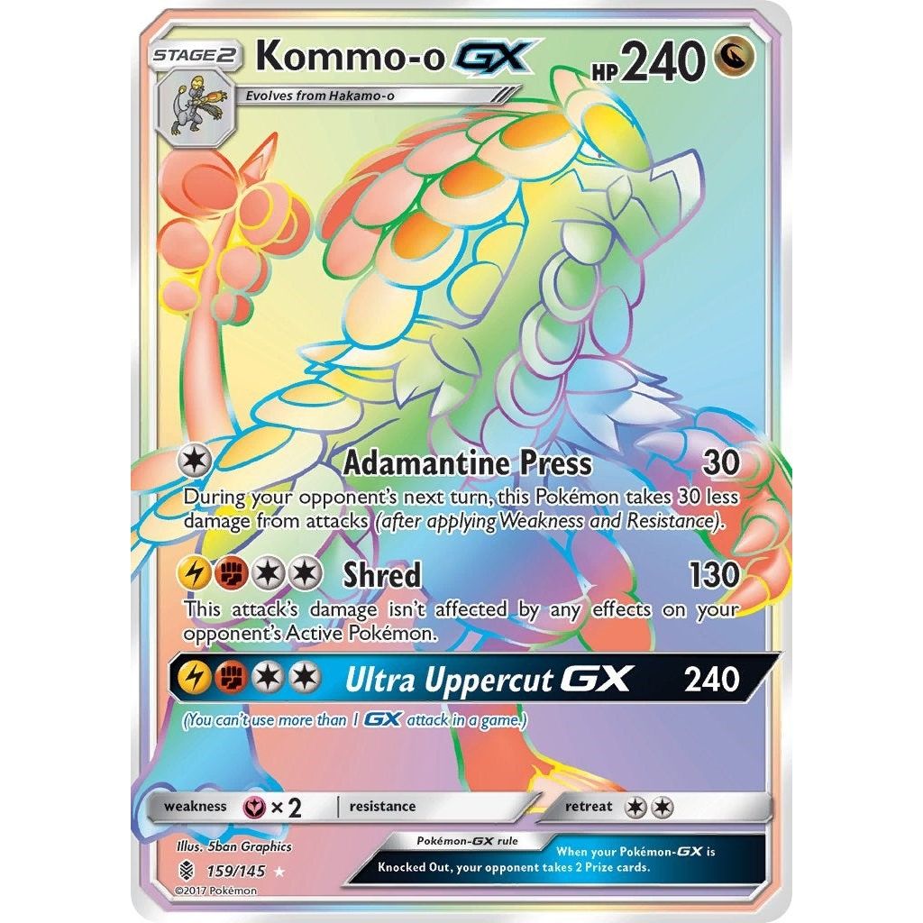 Image for Kommo-o GX (Secret) (159/145) (SM02) - Pokemon