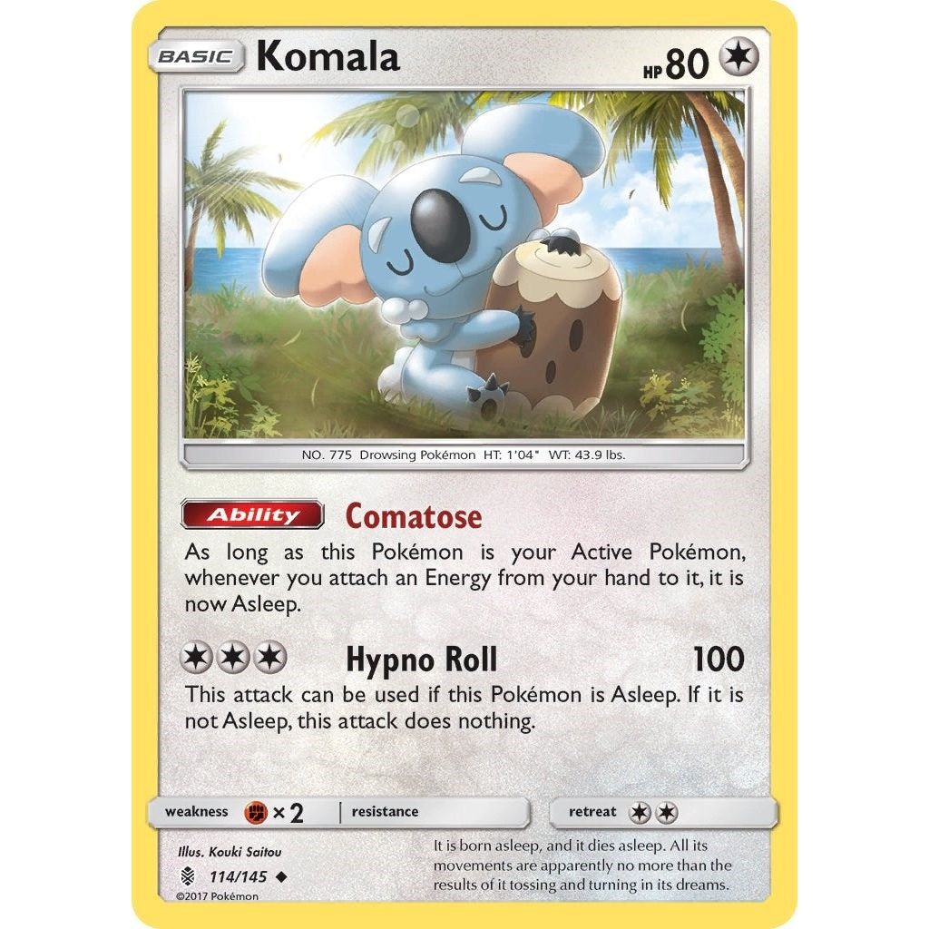 Image for Komala (114/145) (SM02) - Pokemon