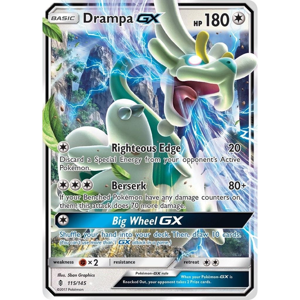 Image for Drampa GX (115/145) (SM02) - Pokemon